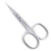 Nail scissors serrated blade