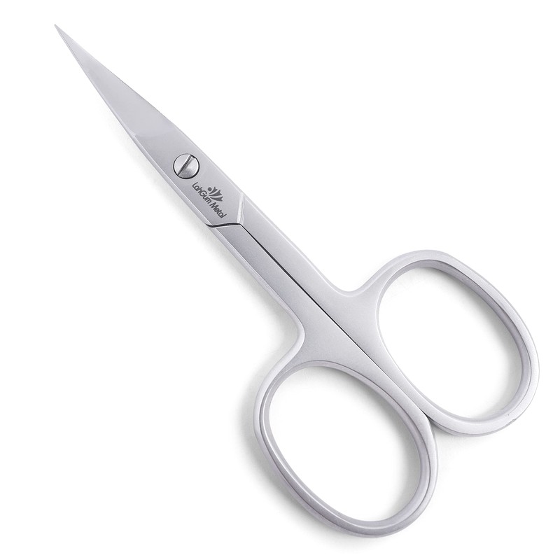 Nail scissors serrated blade