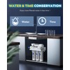 Moonshan 100GPD Booster Pump for RO System with Complete Kit