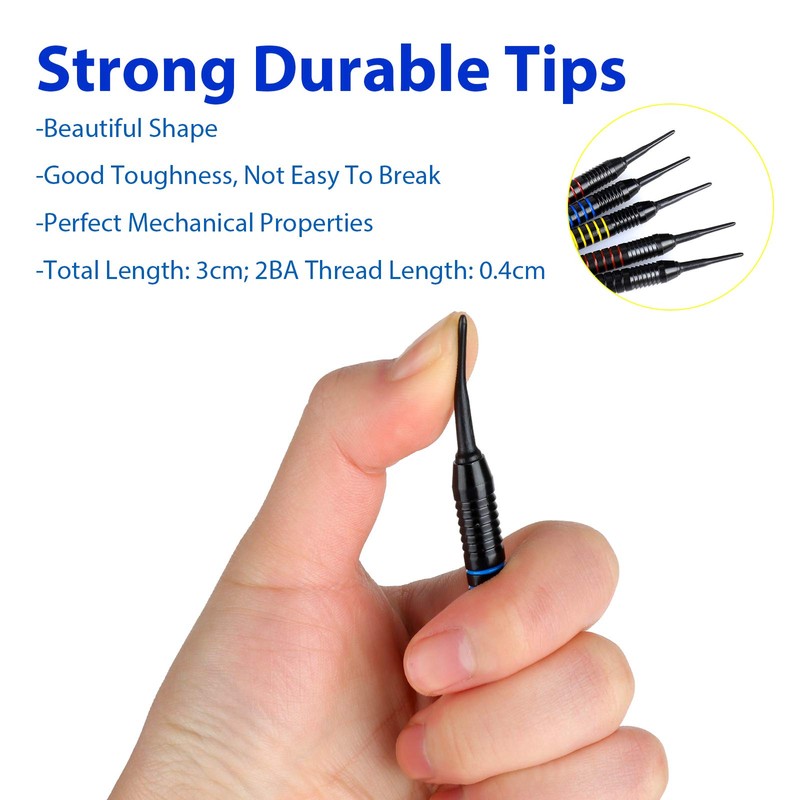 Sinwind Darts with Plastic Tip for Electronic Eartboard 3 Pieces,