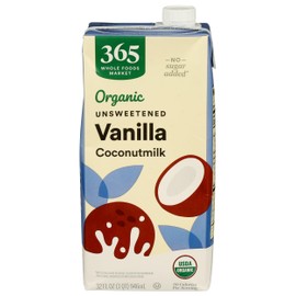 365 by Whole Foods Market, Organic Coconut Milk, Vanilla Unsweetened, 32 Fl Oz
