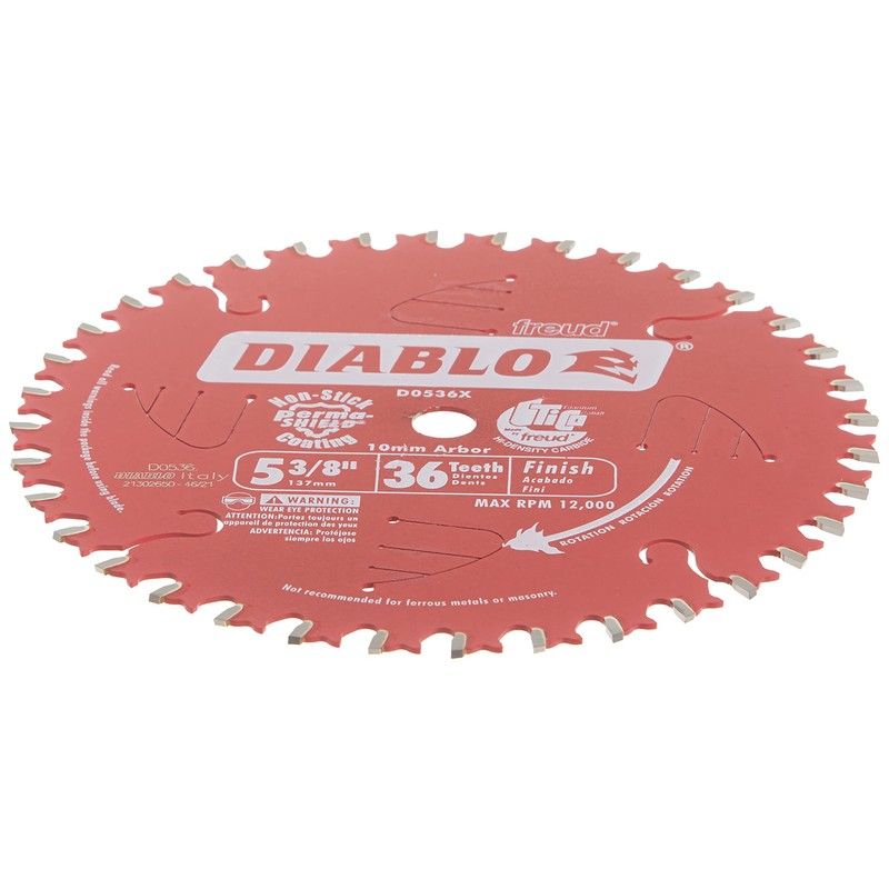 Diablo Finish Trim Saw Blade - Ideal for Portable and