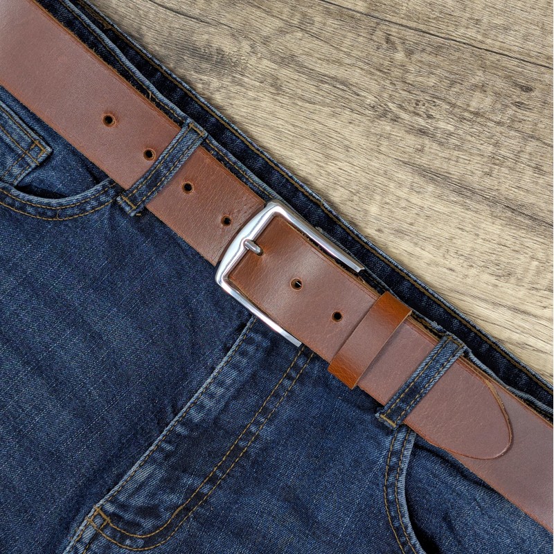 Ashford Ridge Made in England 40mm Full Grain Leather Belt