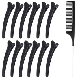 13 Piezas Hair Clips, Pinzas Para Cabello Estilista, Pinzas Cabello, Clips Para Cabello, Ampliamente Utilizado En Corte De Pelo, Teñido De Cabello, Maquillaje, Baño y Limpieza Facial