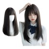 ! Peluca De Cabello Natural Corto For Mujer, Cara Redonda,