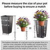 ZSHIGANMA 3 Pack Plant Risers for Inside Pots, Adjustable Height