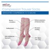ZAYAAN HEALTH Ribbon Compression Socks (12-15 mm/Hg) | Anti-fatigue, Comfortable,