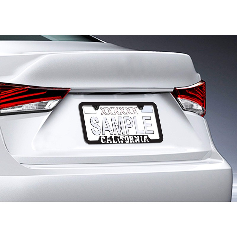 California License Plate Frame - Quality UV Printed Plastic