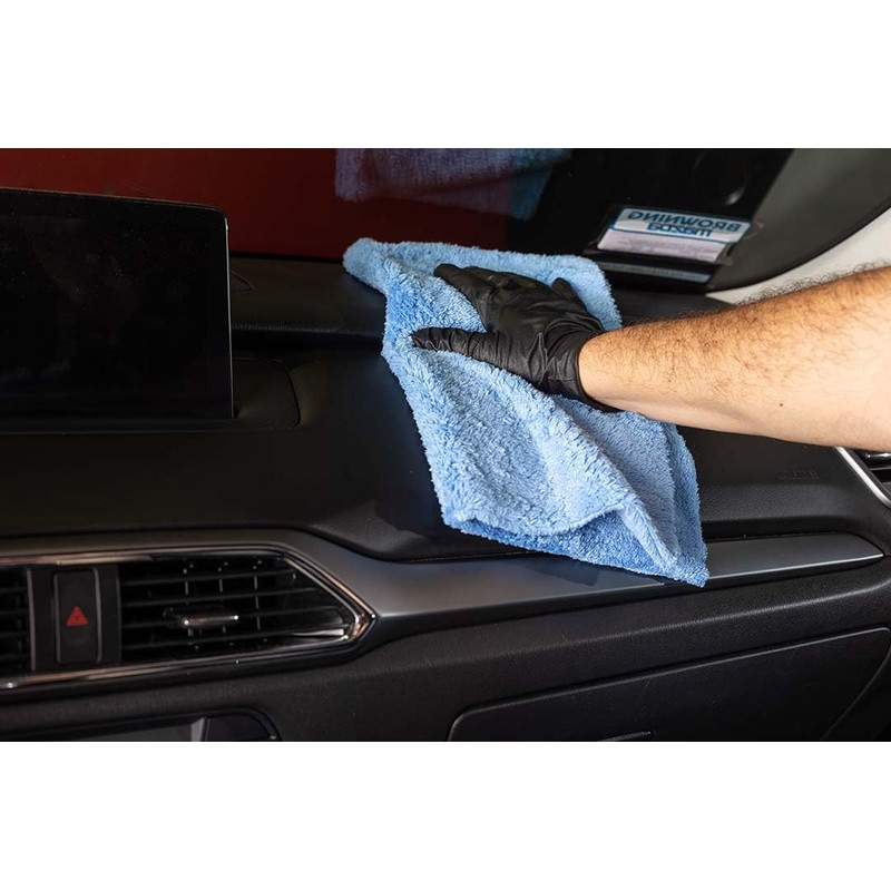 Maxshine Crazy Microfiber Fluffy Edgeless Microfiber Cleaning Towel- 500GSM (16