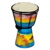 Wogeka - 20 cm Djembe - Bongo with Airbrush Painting