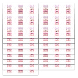 Mother’s Day Stickers 135-Pack | 1.4 inch | Colorful Retro Design Mom Sticker Happy Mothers Day Labels for Mothers Day Card | Mom Stickers for Happy Mother’s Day Decorations
