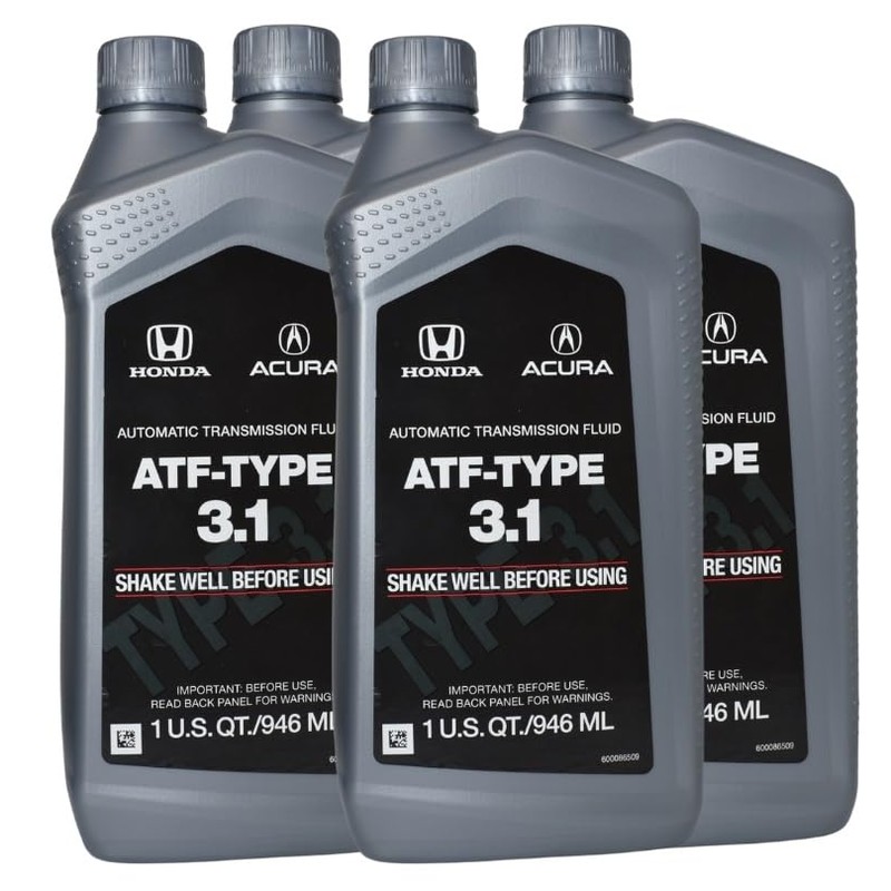 Honda 08268-P99-4EDAD Automatic Transmission Fluid ATF-Type 3.1 (1 Quart) (4)