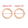 sourcing map Washers Copper Sealing Washers 26 mm Pack of