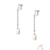 Delight Jewelry Resin White Big Ear Bunny Silver-tone Long Sparkle