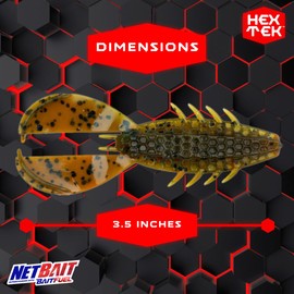 NetBait HexTek Supercharged with BAITFUEL 3.5'' The Rascal - Alabama Craw