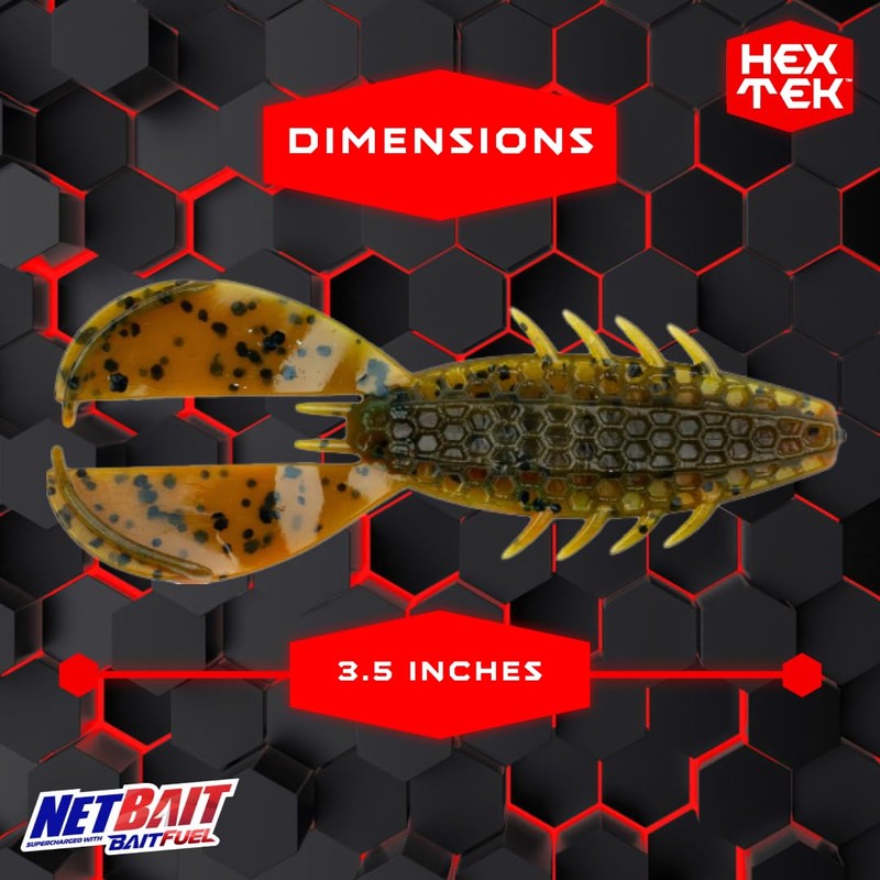 NetBait HexTek Supercharged with BAITFUEL 3.5'' The Rascal - Alabama