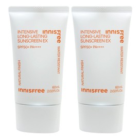 2 pieces Innisfree Intensive Long Lasting Sunscreen EX / 2개 이니스프리 인텐시브 롱래스팅 선스크린 EX