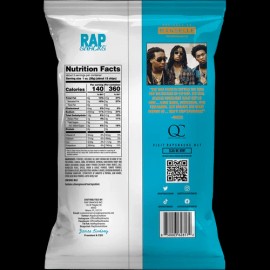 Rap Snacks Migos Bar-B-Quin with My Honey with a Dab of Ranch Potato - 1oz (Pack of 12)