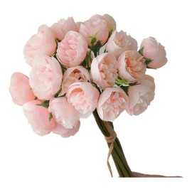 2 Ramos Con Un Total De 54 Rosas Artificiales Pequeñas