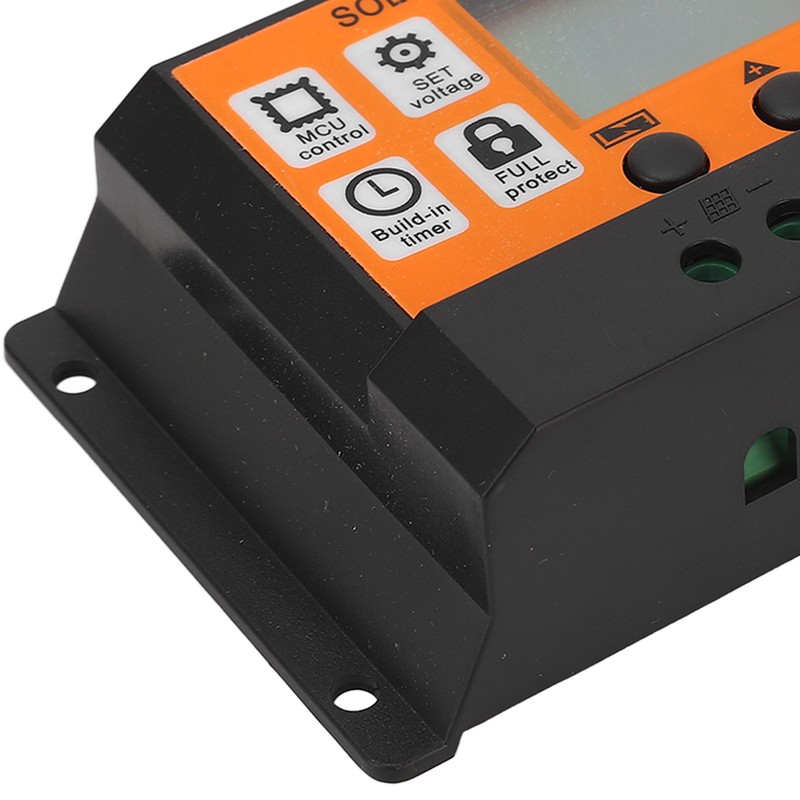 Solar Charge Controller LCD Display 3 Stage Management Solar Panel