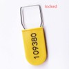 Numbered Plastic Padlocks Security Seals with Metal Wire Tamper Seal