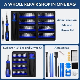 XOOL 200 in 1 Precision Screwdriver Kit, Electronics Repair 200 1, Blue