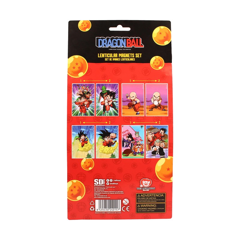 Set of 4 Dragon Ball Lens Magnets