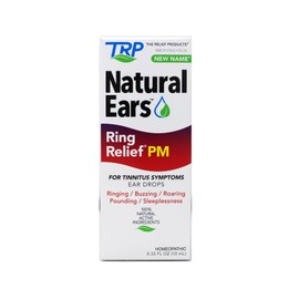 TRP The Relief Products Natural Ear Relief PM Ear Drops for Tinnitus Symptoms – Homeopathic Formula - 100% Natural Active Ingredients – 0.33 fl oz (Pack of 5)
