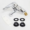 Lever-Handle Hot and Cold Water Mixer Faucet for Bathroom For Washbasin