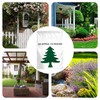 Outside Garden Flag, Printed Patterns House Decoration Banner Pine Tree