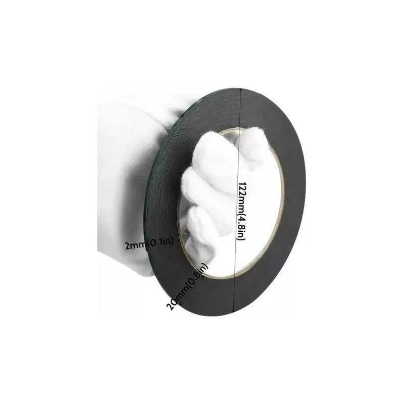 Cinta Doble Cara Negra 3mm X 10m Multifuncional O Celulares