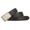 Lloyd 8535 Men's Belt, Leather Belt, Automatic Buckle, Navy/Blue, Length: