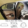 2 Pack Car Side Window Sunshades Universal Harmful UV Rays