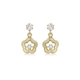 Carissima Gold Women's Earrings Yellow Gold – 1.54.4669, Yellow Gold, Cubic Zirconia