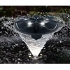 Pond Fountain Aerator,10000 GPH, 8 white LED lights, constant and