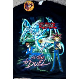 kaiba YU-GI-OH! It's Time To Duel Yugi Vs. Seto Kaiba Anime Tee Youth Size Large - New