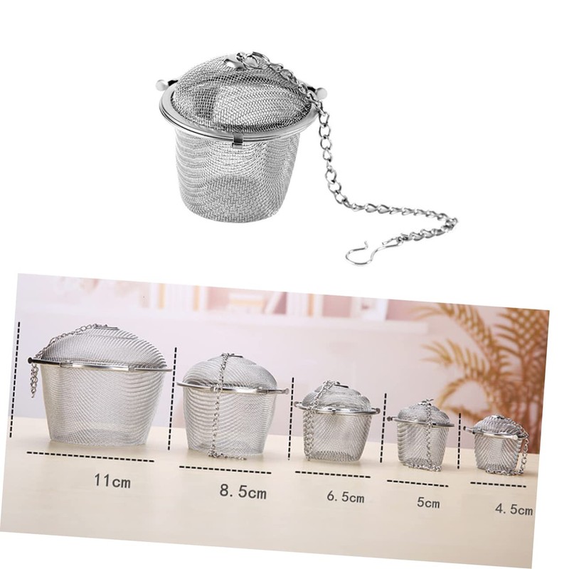 GLEAVI Stainless Steel Tea Ball Infuser Decoction Filter Spice Ball