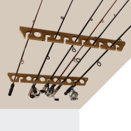 Rush Creek Creations Fishing Rod/Pole Storage Wall/Ceiling Rack