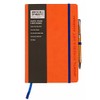 Sports, Fitness & Diet Notebook - Hardback A5 (Bright Orange)