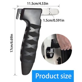 CymBidi Car Handle Assist for Elderly Car Door Handle for Elderly 2 Pack Auto Cane Portable Vehicle Support Handle and Handicapped Car Cane for Easy exit Handle for car (Black)