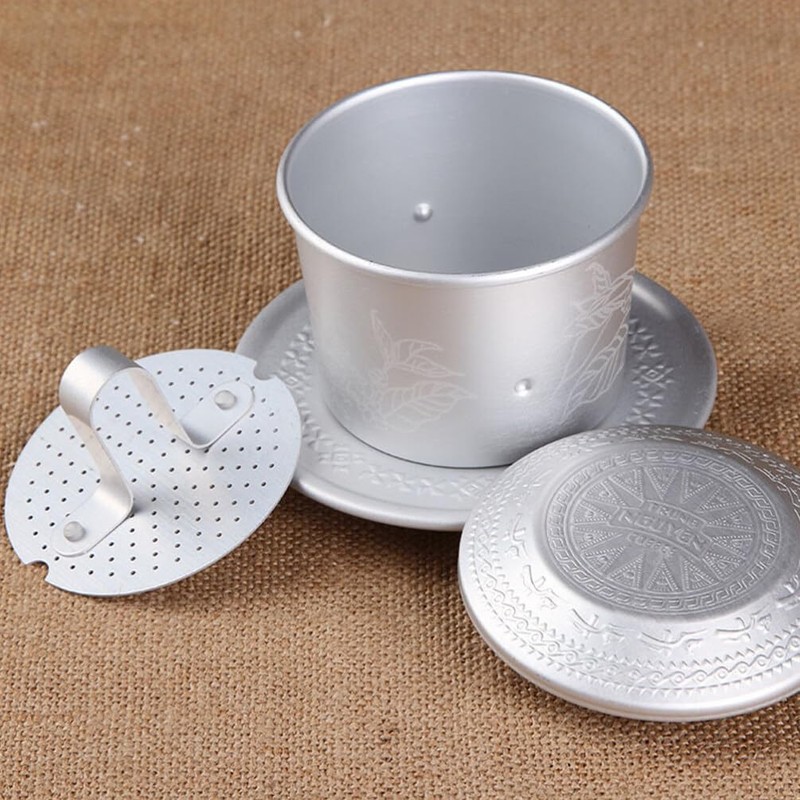 Angoily Vietnamese Coffee Filter, Stainless Steel Cup Coffee Filter Coffee