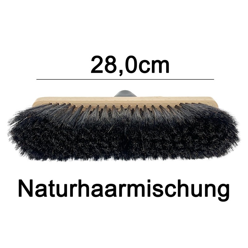 House Broom Broom with Dense Natural Hair Blend and Telescopic