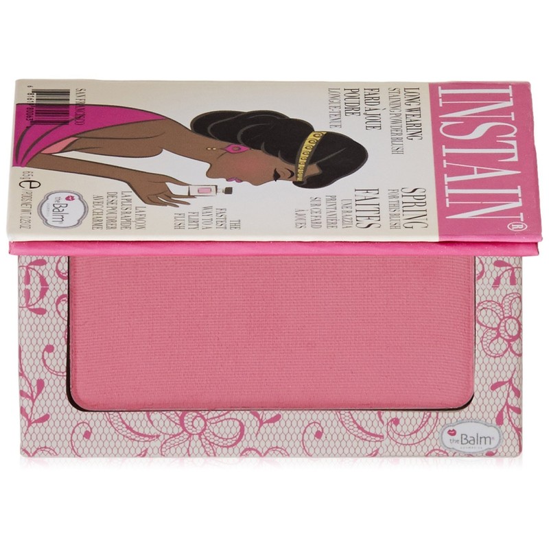 theBalm Instain Long-Wearing Powder Staining Blush - Lace Bright Pink