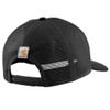Carhartt Men's Canvas Mesh-Back Workwear Patch Cap, Black, One Size