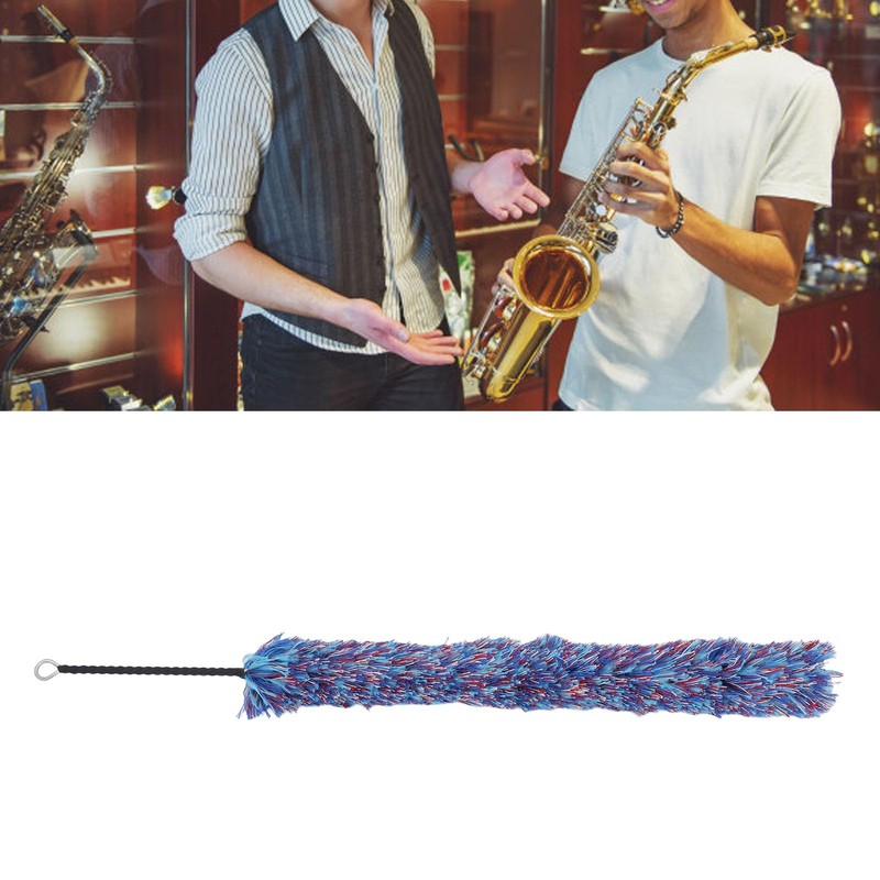 Clarinet Cleaning Brush, Colorful Cotton Thread Swab for Saxophone Flute
