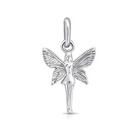 DTPsilver® 925 Sterling Silver Guardian Angel Pendant - Without Curb Chain