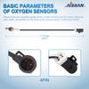 AISHAN 4PC O2 Oxygen Sensor Upstream/Downstream Compatible with Ford F250