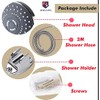 HOUSLER® Multi Function Shower Head, 2 Meter Long Stainless Steel