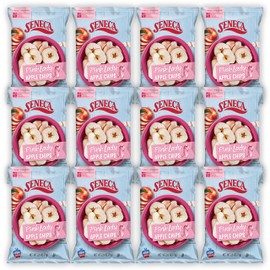 Seneca Pink Lady Apple Chips | Made from Fresh-Harvested Pink Lady Apples | Yakima Valley Orchards | Seasonally Picked | Crisped Apple Perfection | Foil-Lined Freshness Bag | 2.5 oz Bag (Pack of 12)