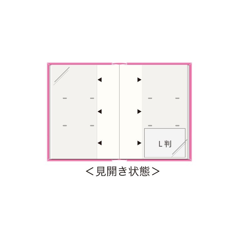 nakabayasi Tall Round Pocket Album Large Format 240 Piece Decor